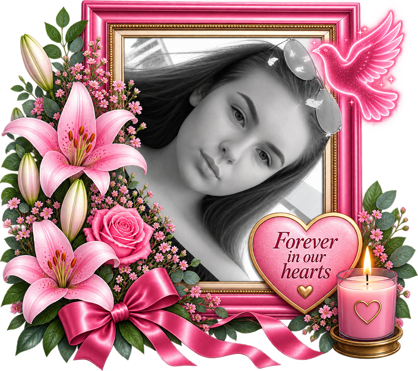 Faith memorial portrait